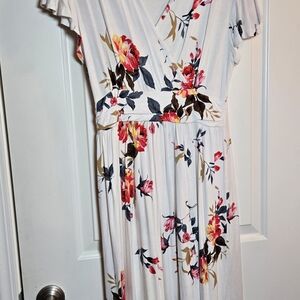 Grecerelle Floral Midi Dress
